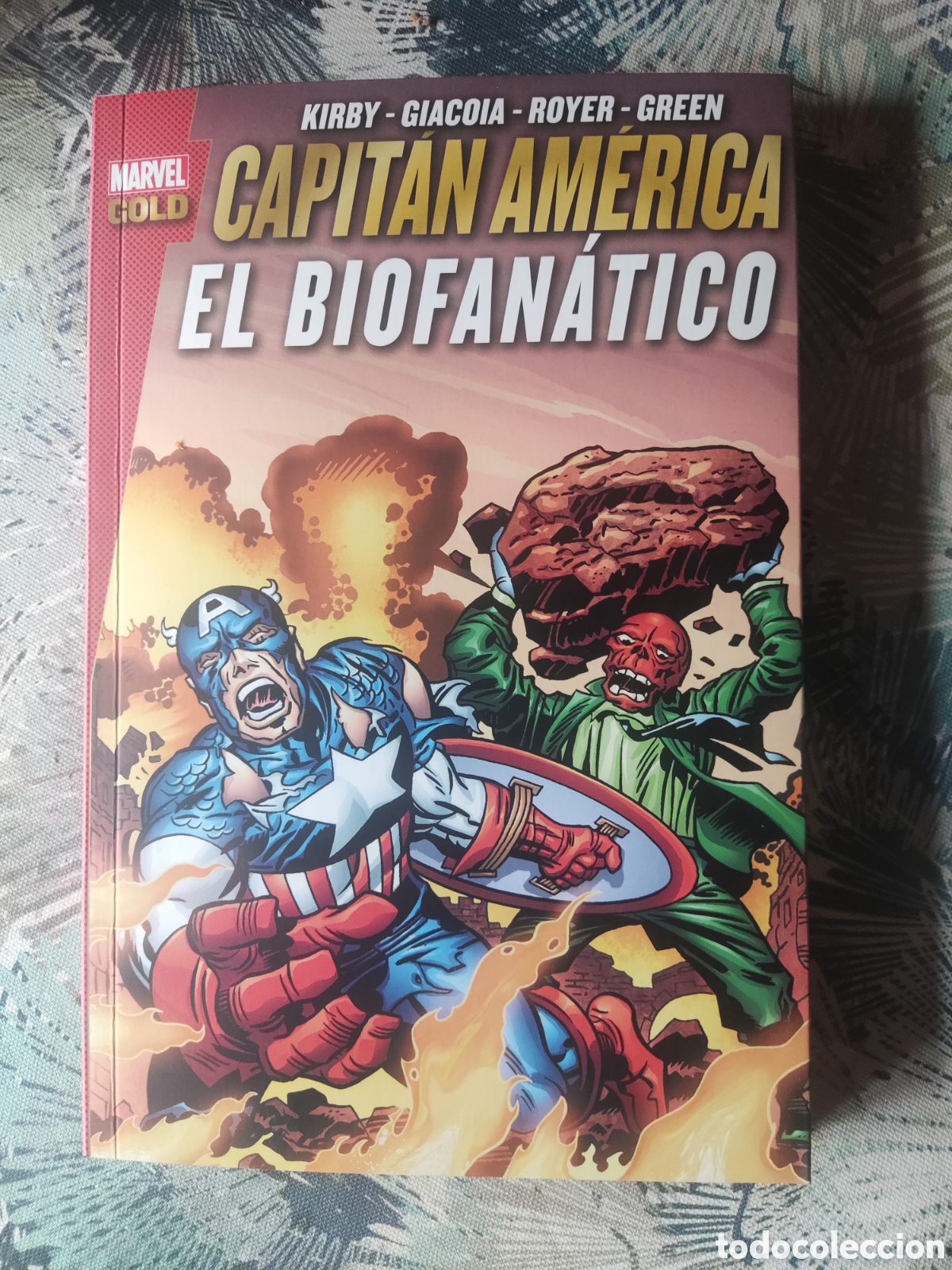 C&oacute;mics: Marvel gold capitan Am&eacute;rica panini el biofanatico - Foto 1