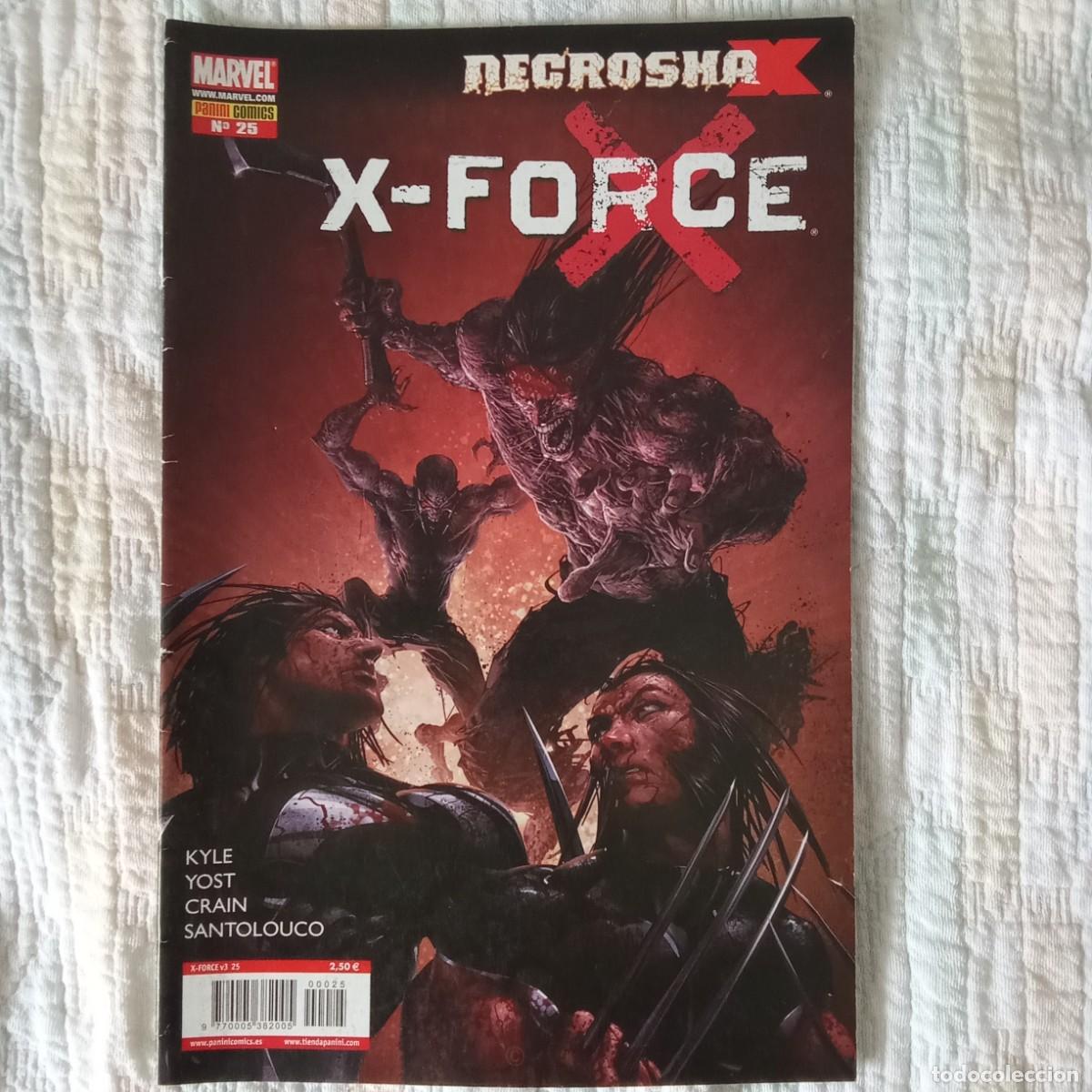 C&oacute;mics: X-Force negrosha n&ordm; 25 (2008-2011) Panini Comics Espa&ntilde;a - Foto 1