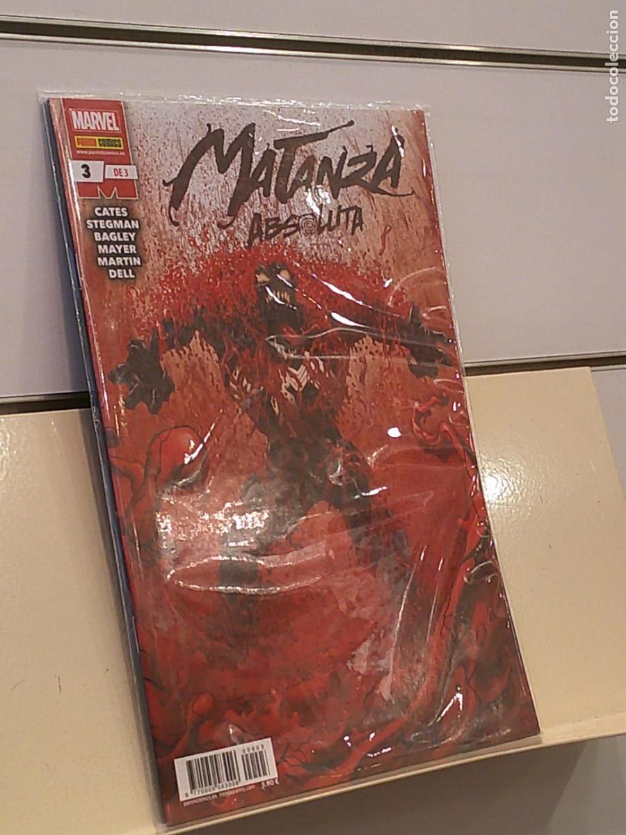 C&oacute;mics: MATANZA ABSOLUTA N&ordm; 3 DE 3 CATES 2020 MARVEL - PANINI - Foto 1