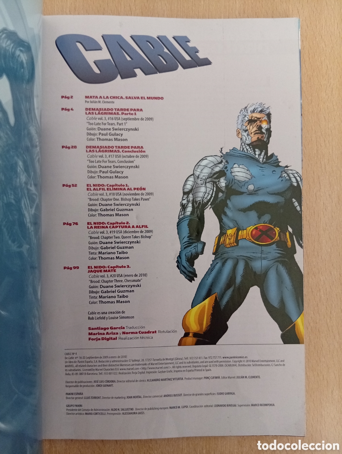 C&oacute;mics: CABLE/ 4. DEMASIADO TARDE PARA LAS L&Aacute;GRIMAS - Foto 11