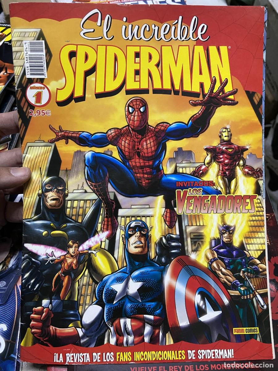 C&oacute;mics: TEBEO COMIC EL INCREIBLE SPIDERMAN NUMERO 1 LOS VENGADORES PANINI COMICS MARVEL - Foto 1