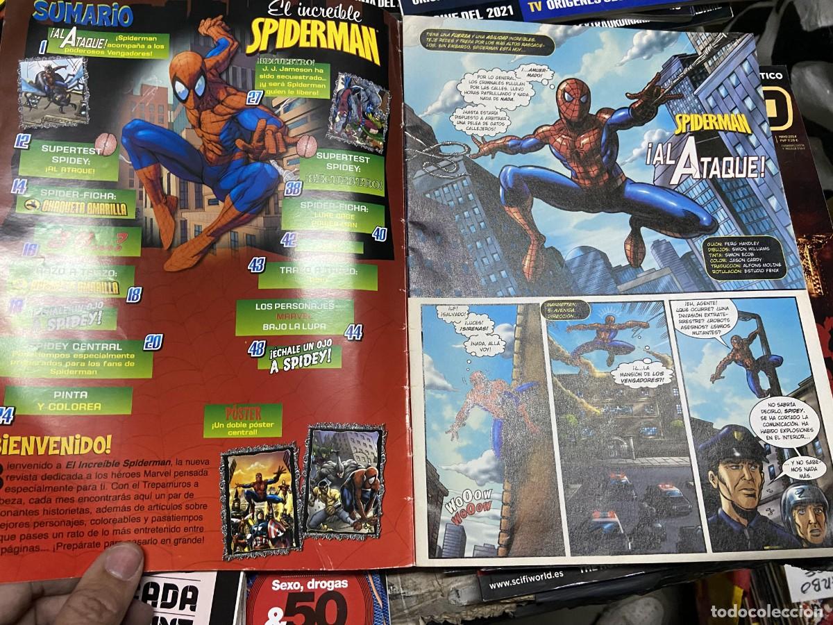 C&oacute;mics: TEBEO COMIC EL INCREIBLE SPIDERMAN NUMERO 1 LOS VENGADORES PANINI COMICS MARVEL - Foto 2