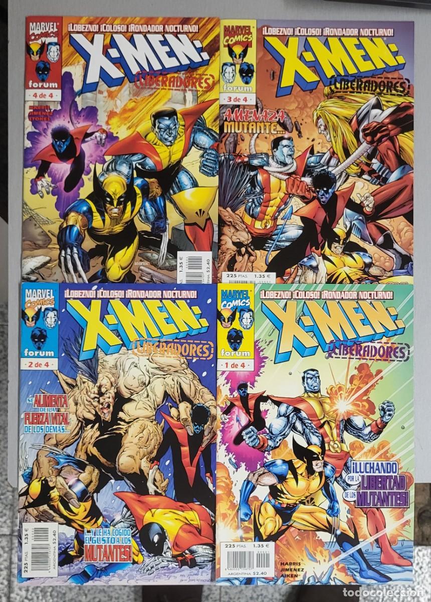 C&oacute;mics: X-MEN LIBERADORES &iexcl; COMPLETA 4 NUMEROS ! MARVEL - FORUM - Foto 1