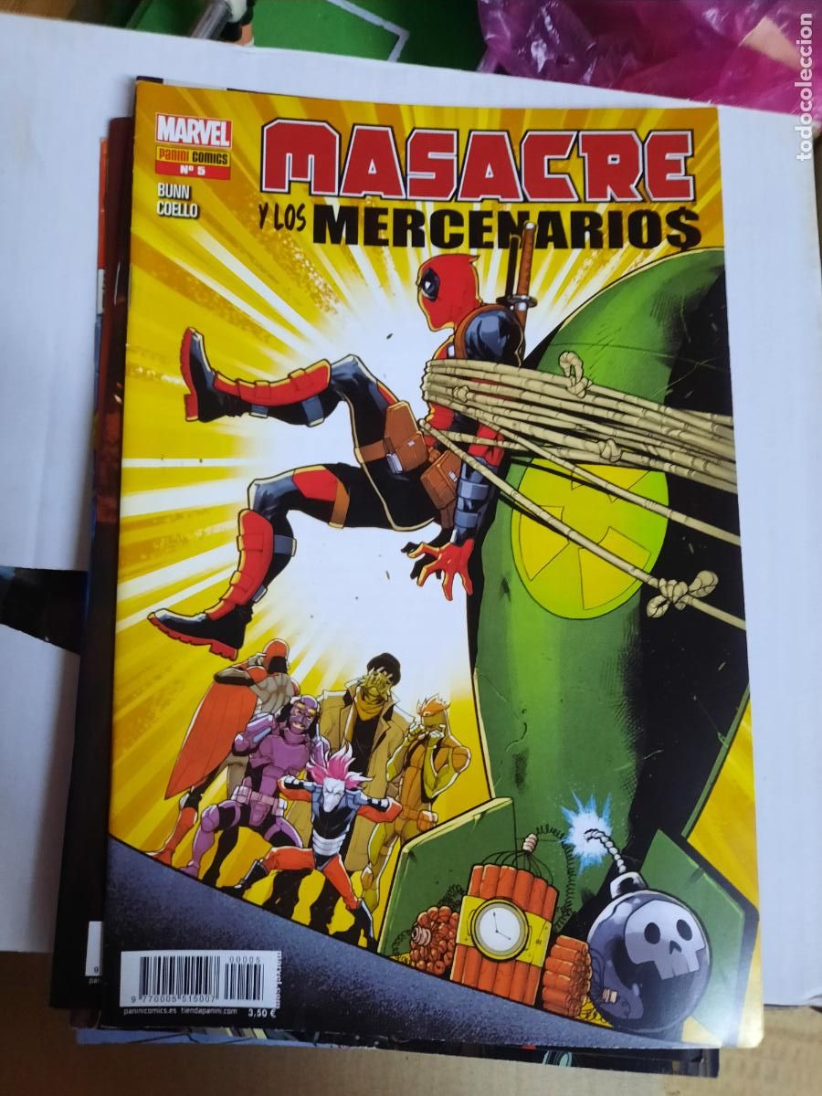 C&oacute;mics: MASACRE Y LOS MERCENARIOS N&ordm; 5 ED PANINI - Foto 1