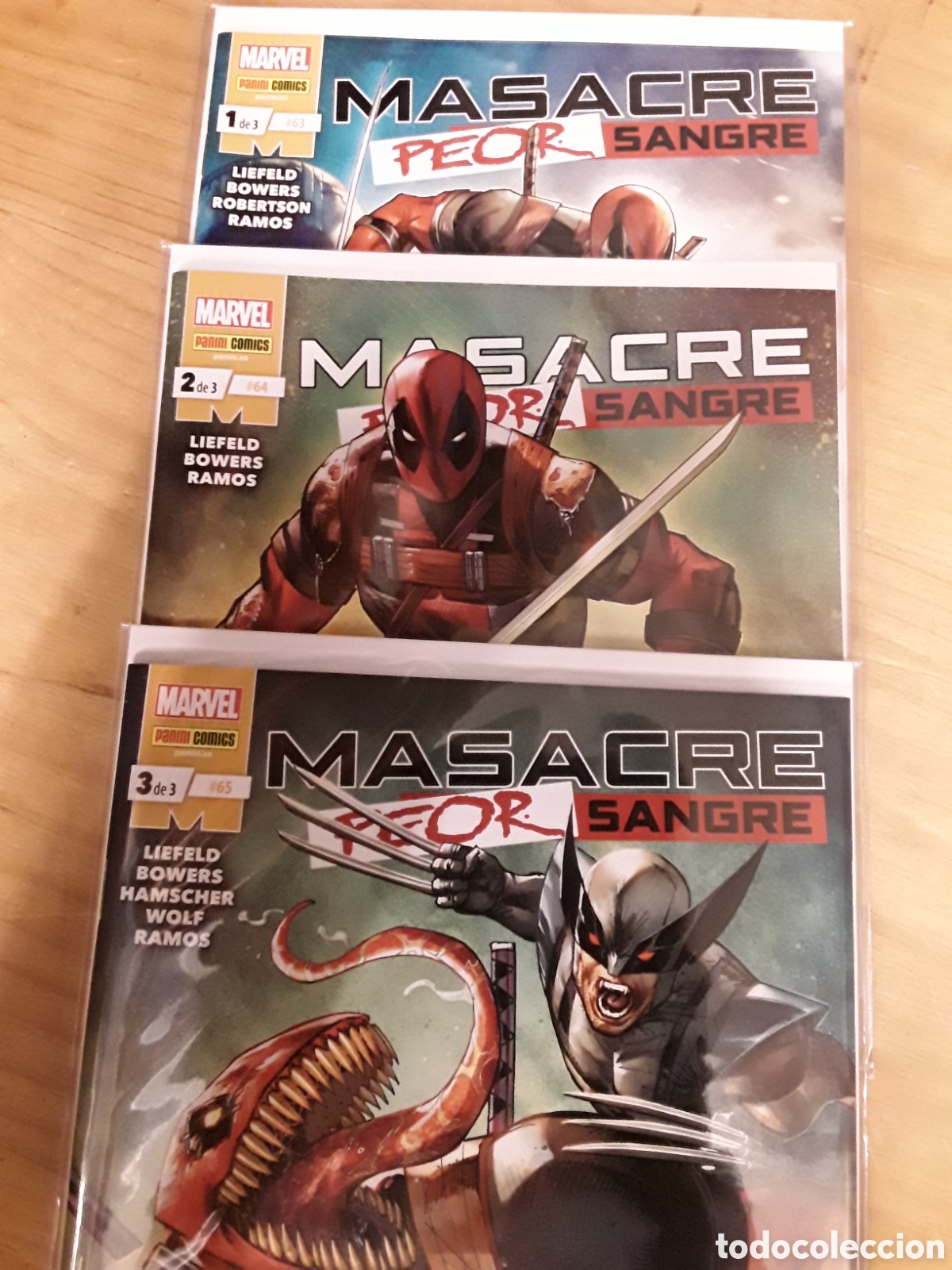C&oacute;mics: Masacre: Peor sangre. Colecci&oacute;n Completa 1 2 3 - Panini / Marvel - Foto 1