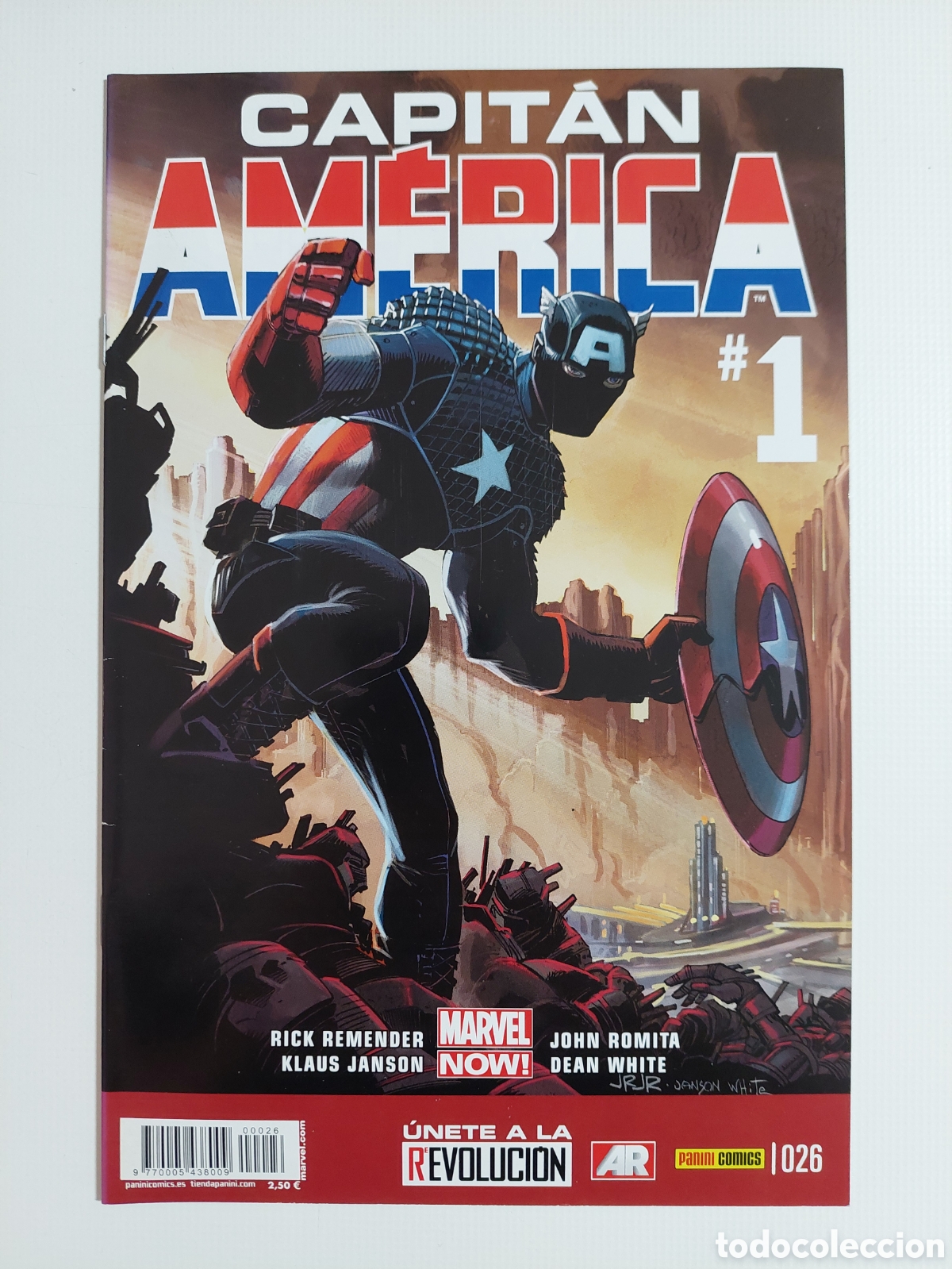 C&oacute;mics: CAPIT&Aacute;N AMERICA N&ordm; 26 / 1 - GRAPA MARVEL PANINI 2013 - Foto 1