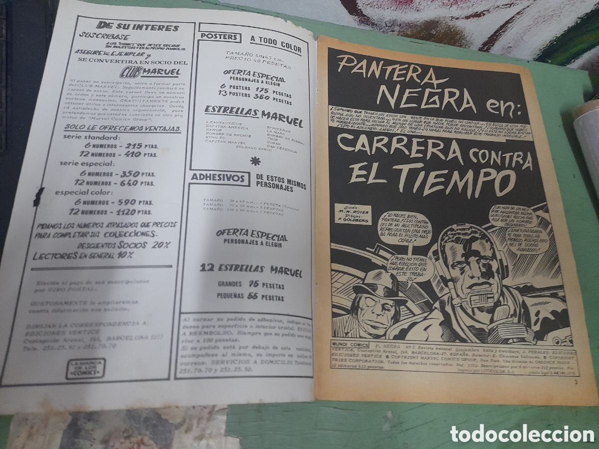 C&oacute;mics: La Pantera Negra Volumen 1 n 2 - Foto 7