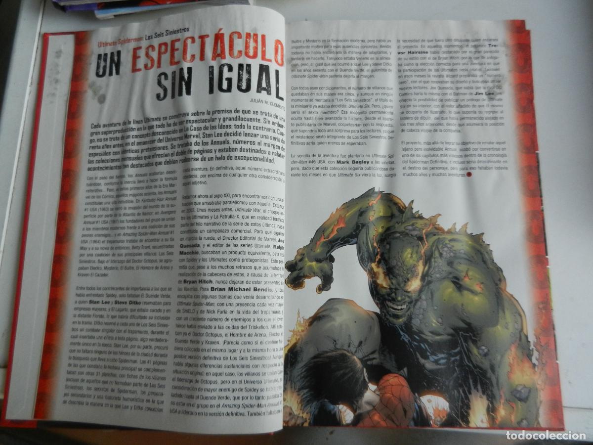 C&oacute;mics: ULTIMATE SPIDERMAN LOS SEIS SINIESTROS - MARVEL PANINI -2012 -23 SPIDERMAN 10 - Foto 9