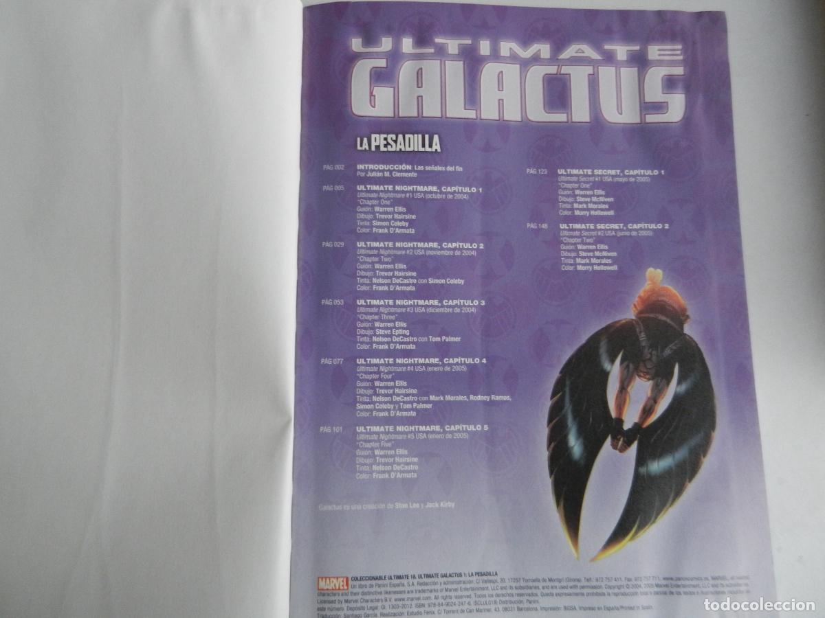 C&oacute;mics: ULTIMATE GALACTUS - LA PESADILLA - MARVEL PANINI -2012 - Foto 6