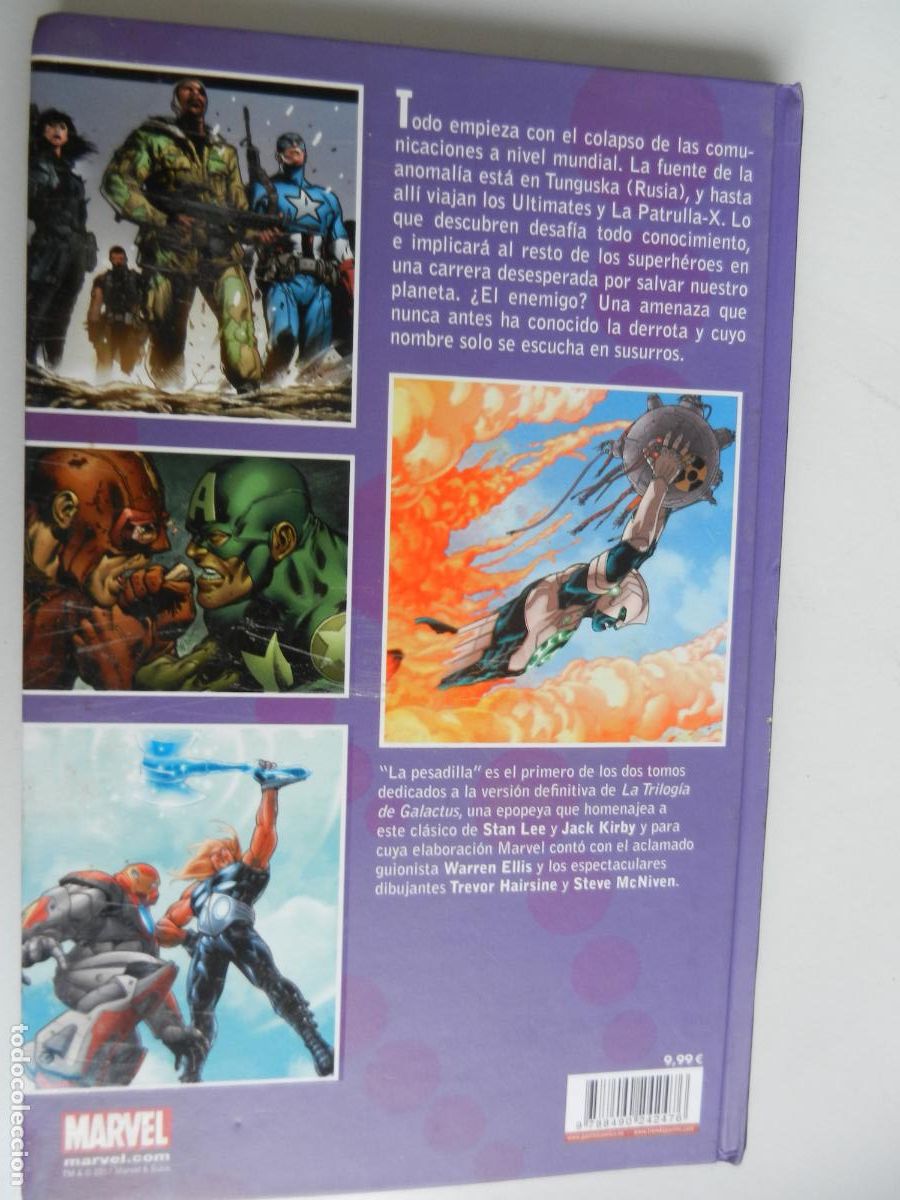C&oacute;mics: ULTIMATE GALACTUS - LA PESADILLA - MARVEL PANINI -2012 - Foto 9