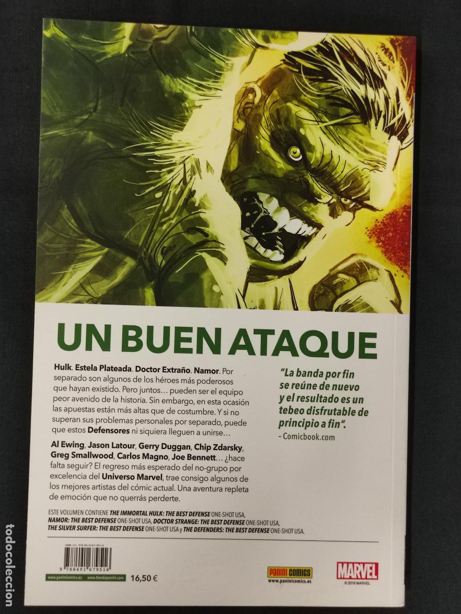 C&oacute;mics: LOS DEFENSORES - LA MEJOR DEFENSA - PANINI - - Foto 2