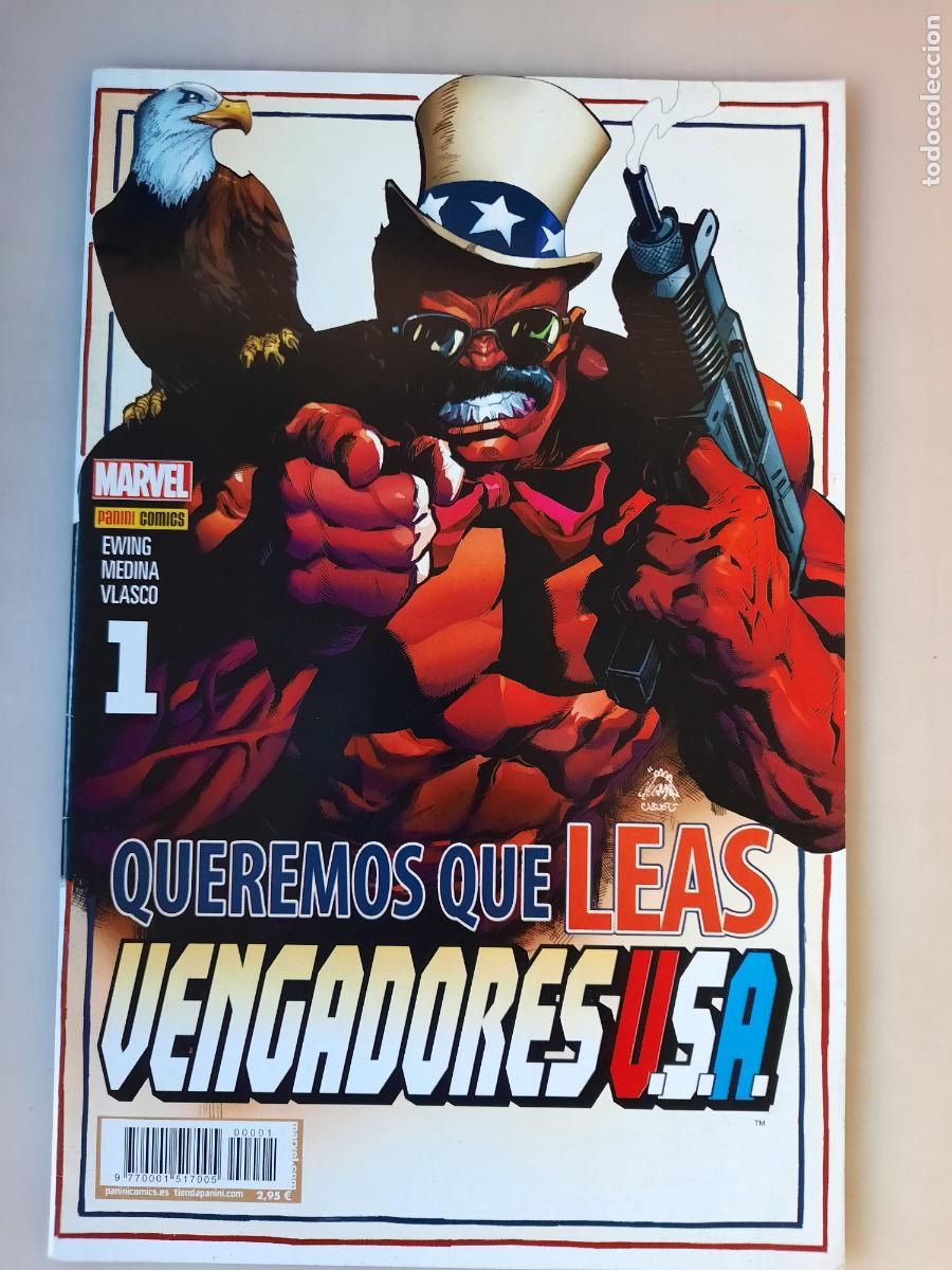 C&oacute;mics: VENGADORES U.S.A. N&ordm; 1 - ED. PANINI - Foto 1