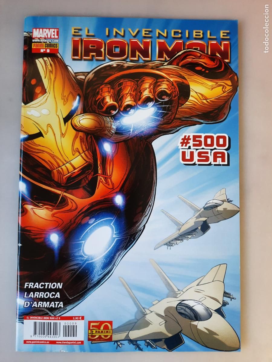 C&oacute;mics: EL INVENCIBLE IRON MAN V.2 N&ordm; 9 - ED. PANINI - Foto 1