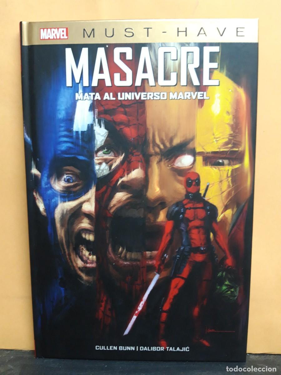C&oacute;mics: MASACRE. MATA AL UNIVERSO MARVEL. MARVEL MUST-HAVE. PANINI - Foto 1
