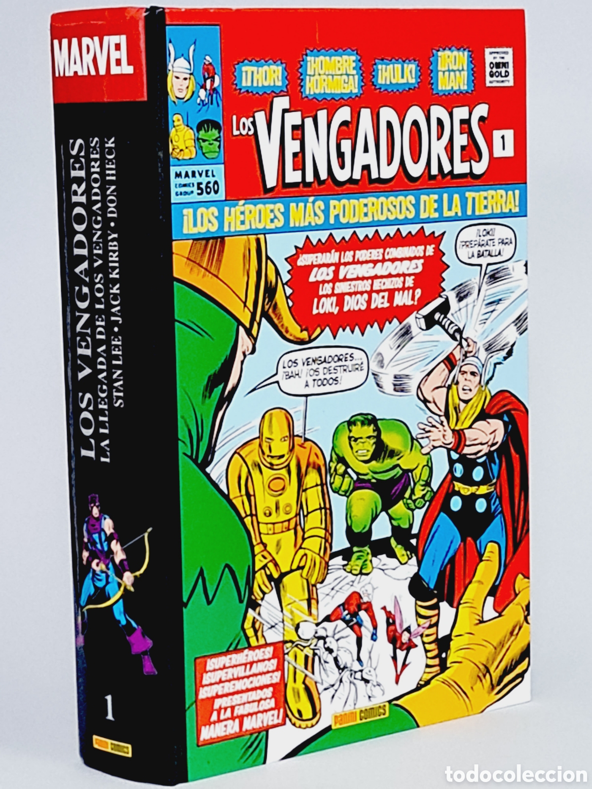 C&oacute;mics: EXCELENTE LOS VENGADORES 1 OMNIGOLD MARVEL GOLD COMICS PANINI - Foto 1