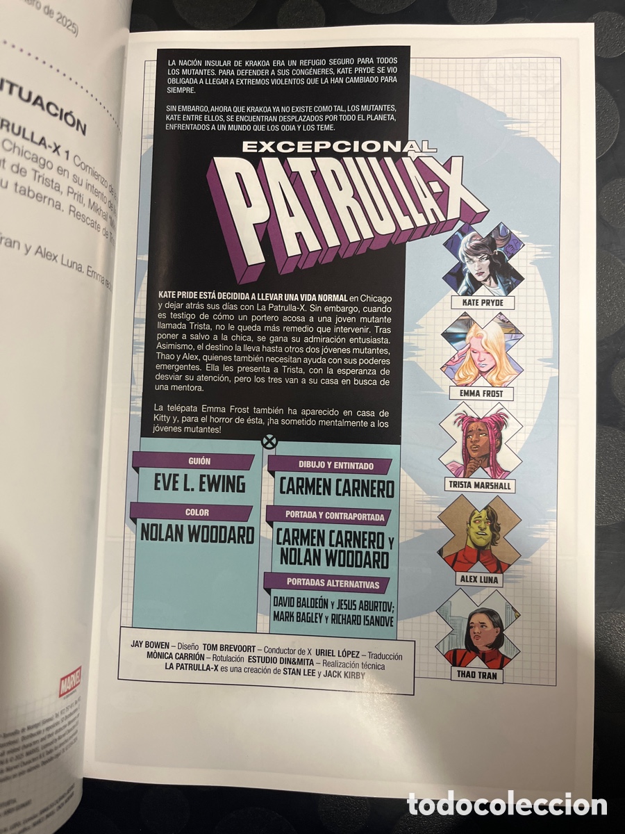 C&oacute;mics: EXCEPCIONAL PATRULLA X N.3 LA LLAMADA DEL DEBER ( 2025/&hellip; ) - Foto 3