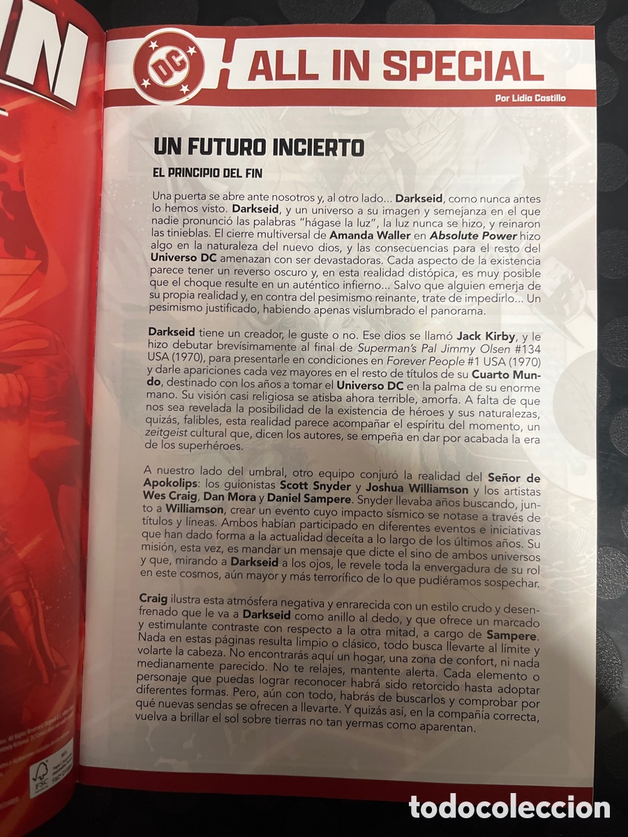 C&oacute;mics: DC ALL IN SPECIAL : ALFA Y OMEGA ( 2025 ) - Foto 4