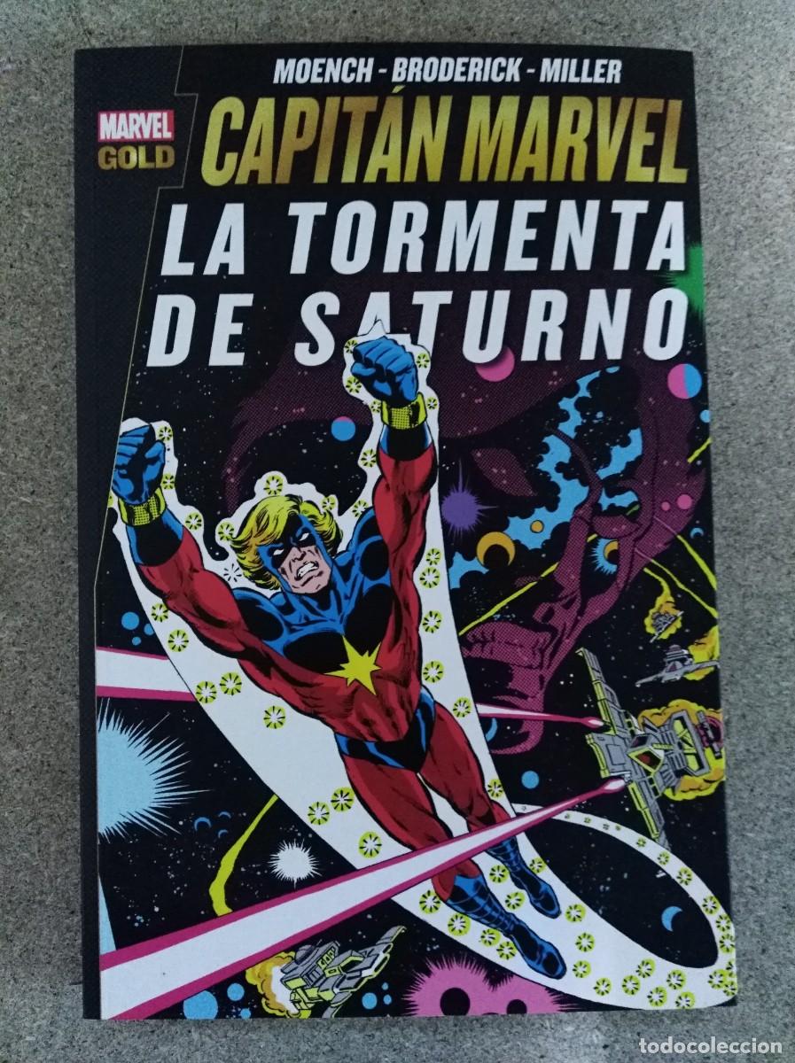C&oacute;mics: Capitan Marvel.La Tormenta De Saturno.Marvel Gold.Panini - Foto 1