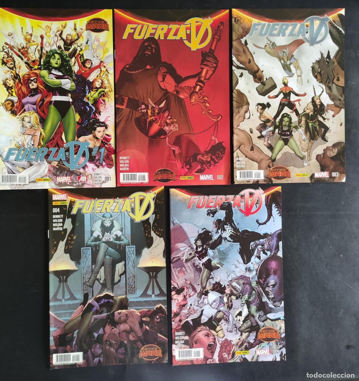 C&oacute;mics: FUERZA V NUMEROS DEL 1 AL 5 - Foto 1
