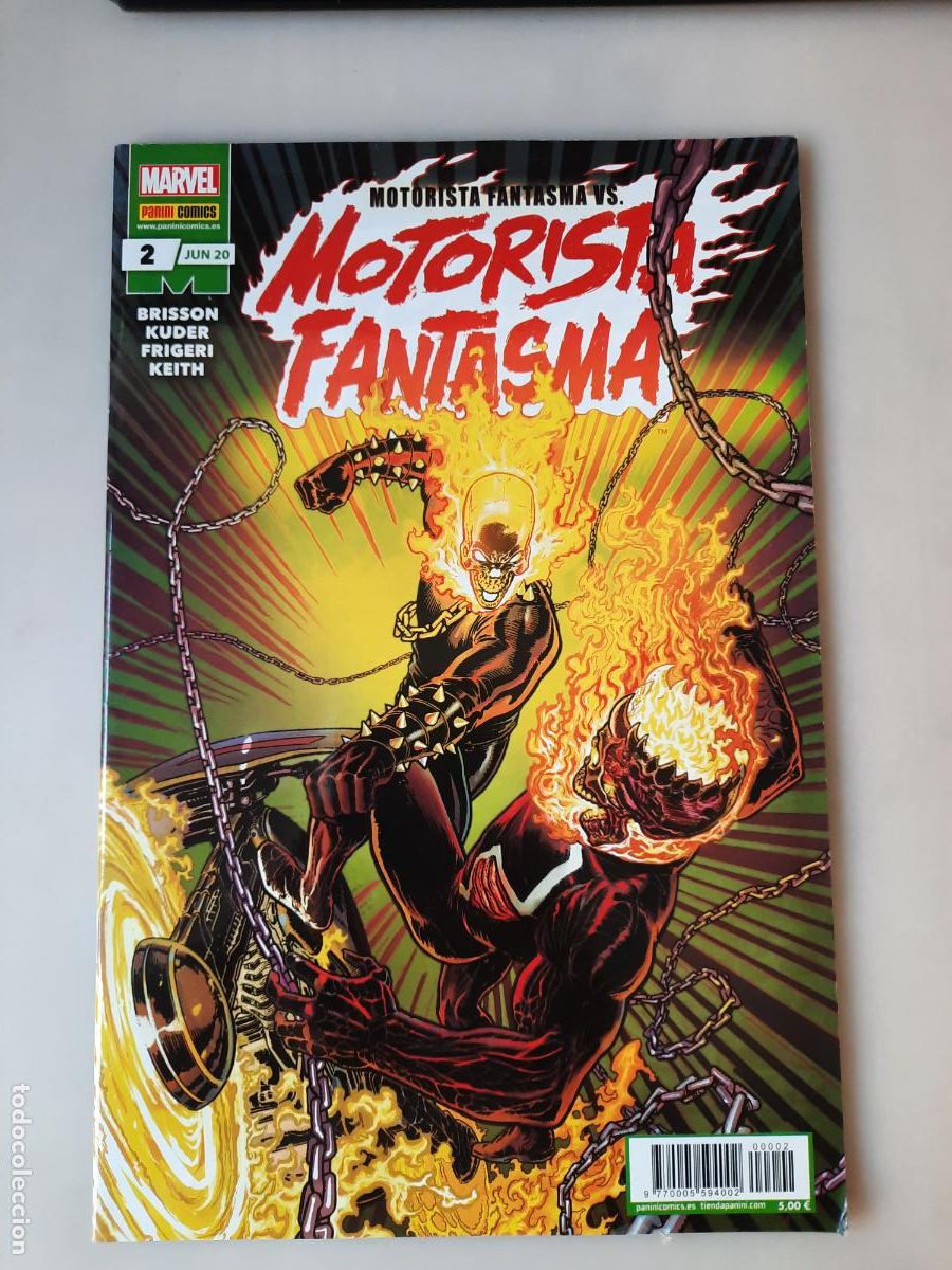 C&oacute;mics: MOTORISTA FANTASMA N&ordm; 2 - ED. PANINI - Foto 1