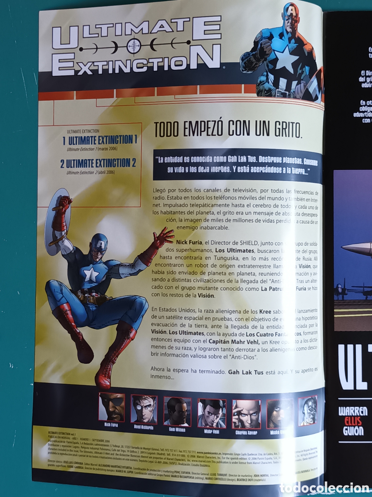 C&oacute;mics: Ultimate Extinction N&ordm; 1 Panini Marvel 2006 - Foto 2