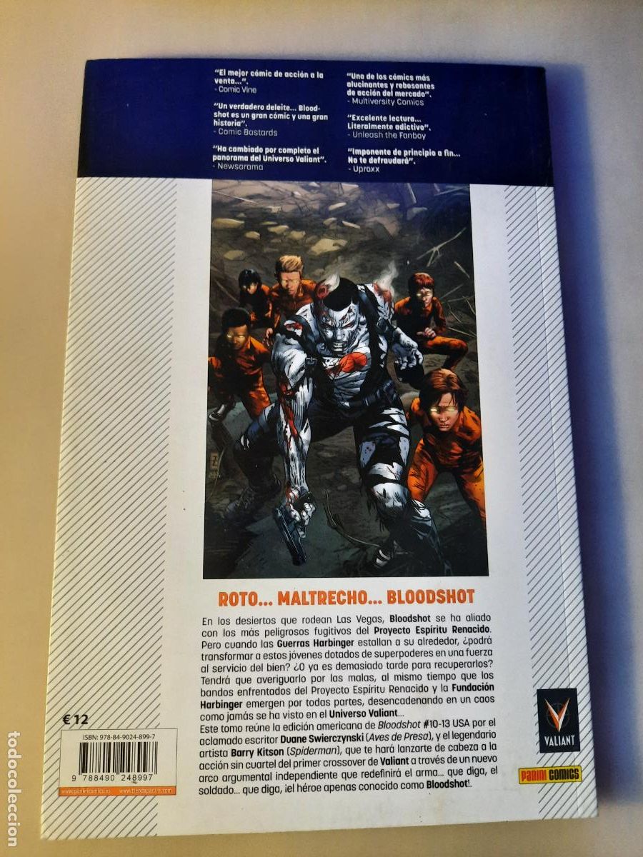 C&oacute;mics: BLOODSHOT: LAS GUERRAS HARBINGER N&ordm; 3 ED. PANINI - Foto 3