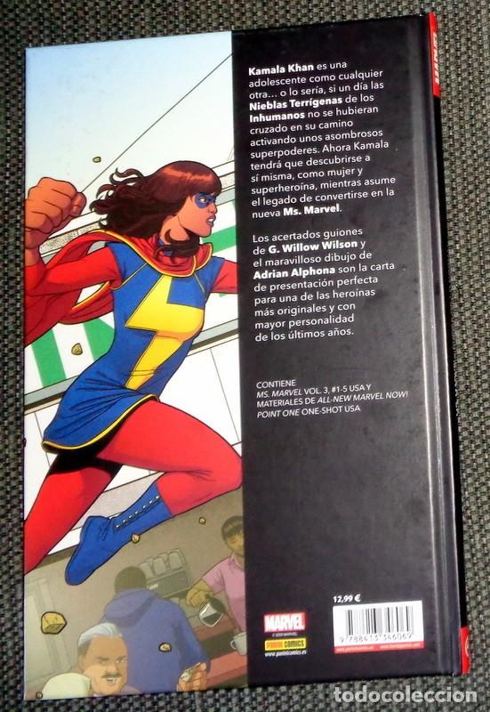 C&oacute;mics: C&Oacute;MIC TAPA DURA - MS.MARVEL FUERA DE LO NORMAL - MARVEL - PANINI COMICS - MUST HAVE. - Foto 2