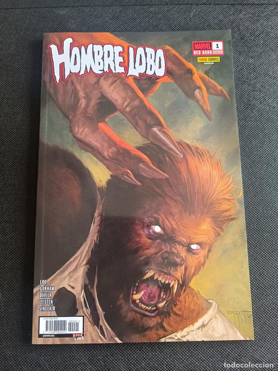 C&oacute;mics: HOMBRE LOBO MARVEL RED BAND NUMERO 1 PANINI - Foto 1