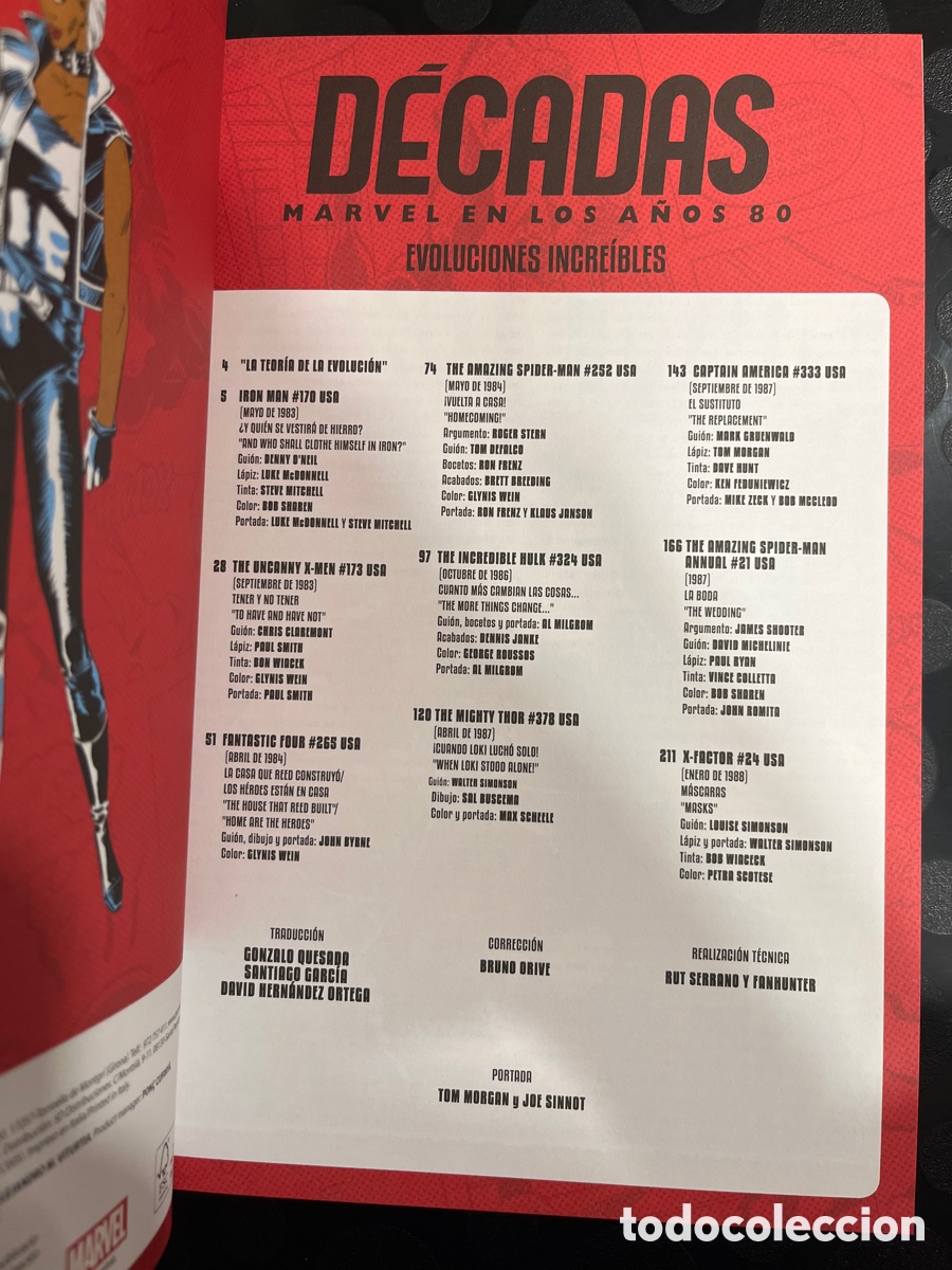 C&oacute;mics: D&Eacute;CADAS N.5 MARVEL EN LOS A&Ntilde;OS 80 : EVOLUCIONES INCRE&Iacute;BLES ( 2019 ) - Foto 3
