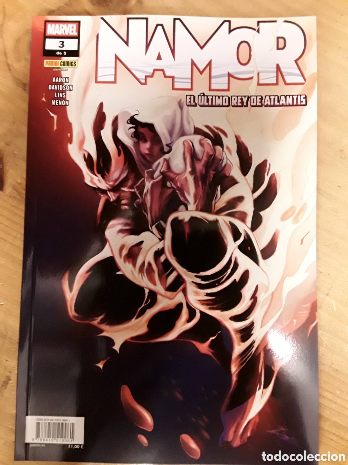 C&oacute;mics: Namor: El &Uacute;ltimo Rey de Atlantis 3 de 3 - Aaron, Davidson, Lins, Menon - Panini / Marvel - Foto 1