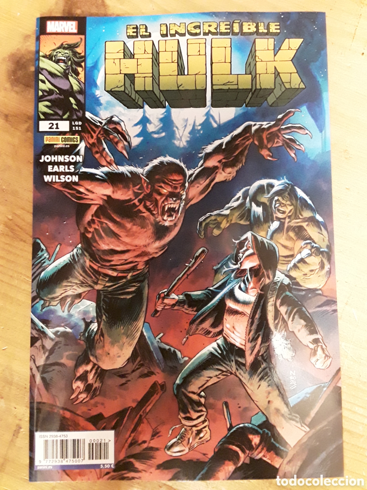 C&oacute;mics: Hulk 21 / 151 (grapa) - Johnson, Earls, Wilson - Panini / Marvel - Foto 1
