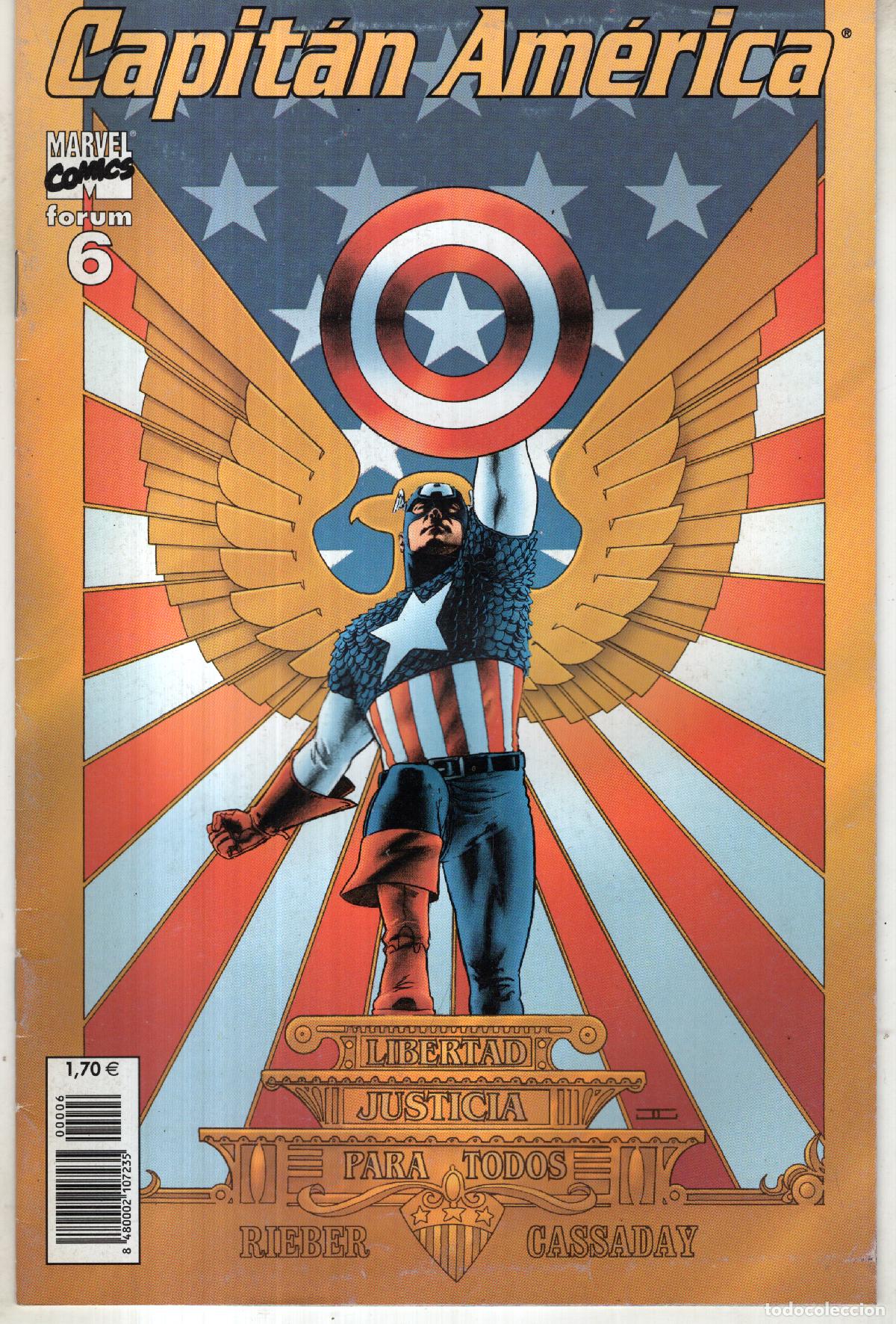 C&oacute;mics: CAPITAN AMERICA VOL. 5 N&ordm; 6 - FORUM - Foto 1