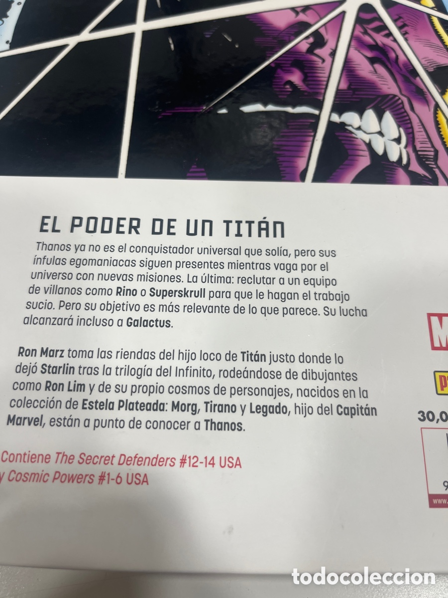 C&oacute;mics: THANOS VOL.2 N.1 PODERES C&Oacute;SMICOS MARVEL HC ( 2019 ) - Foto 4