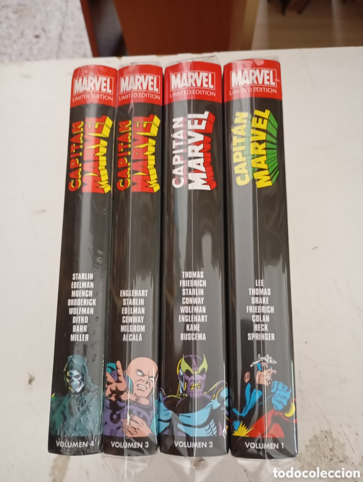C&oacute;mics: CAPIT&Aacute;N MARVEL LIMITED EDITION 4 TOMOS (COMPLETA) - PANINI LIMITED EDITION (MBE) - Foto 3