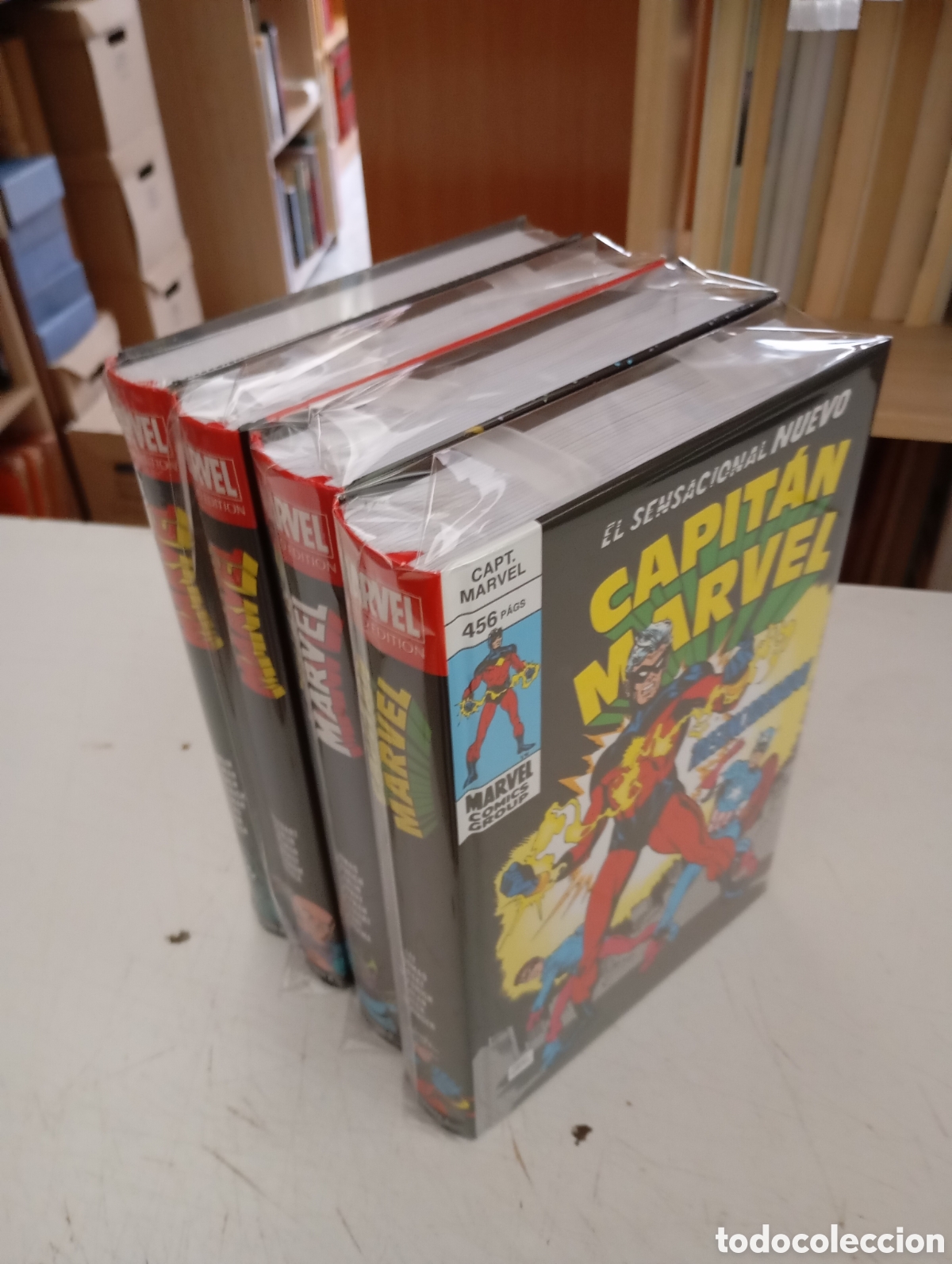 C&oacute;mics: CAPIT&Aacute;N MARVEL LIMITED EDITION 4 TOMOS (COMPLETA) - PANINI LIMITED EDITION (MBE) - Foto 1