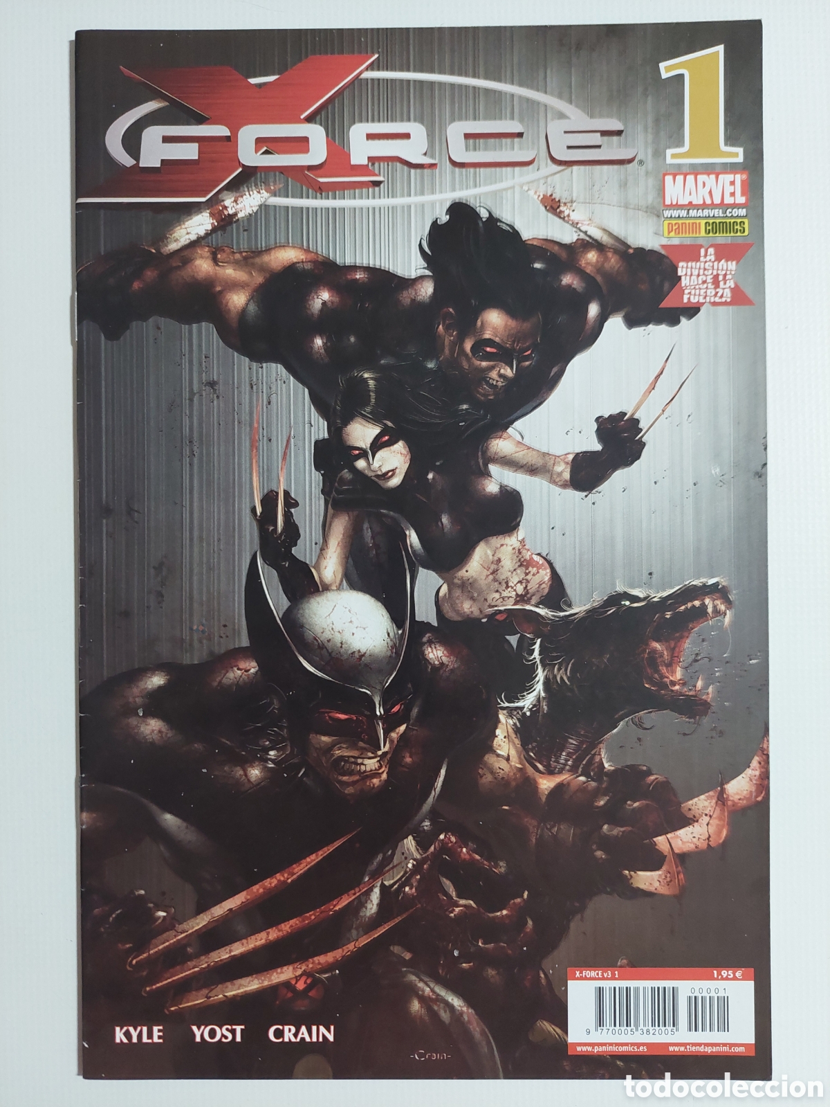 C&oacute;mics: X-FORCE - N&ordm; 1 - GRAPA MARVEL PANINI 2008 - Foto 1