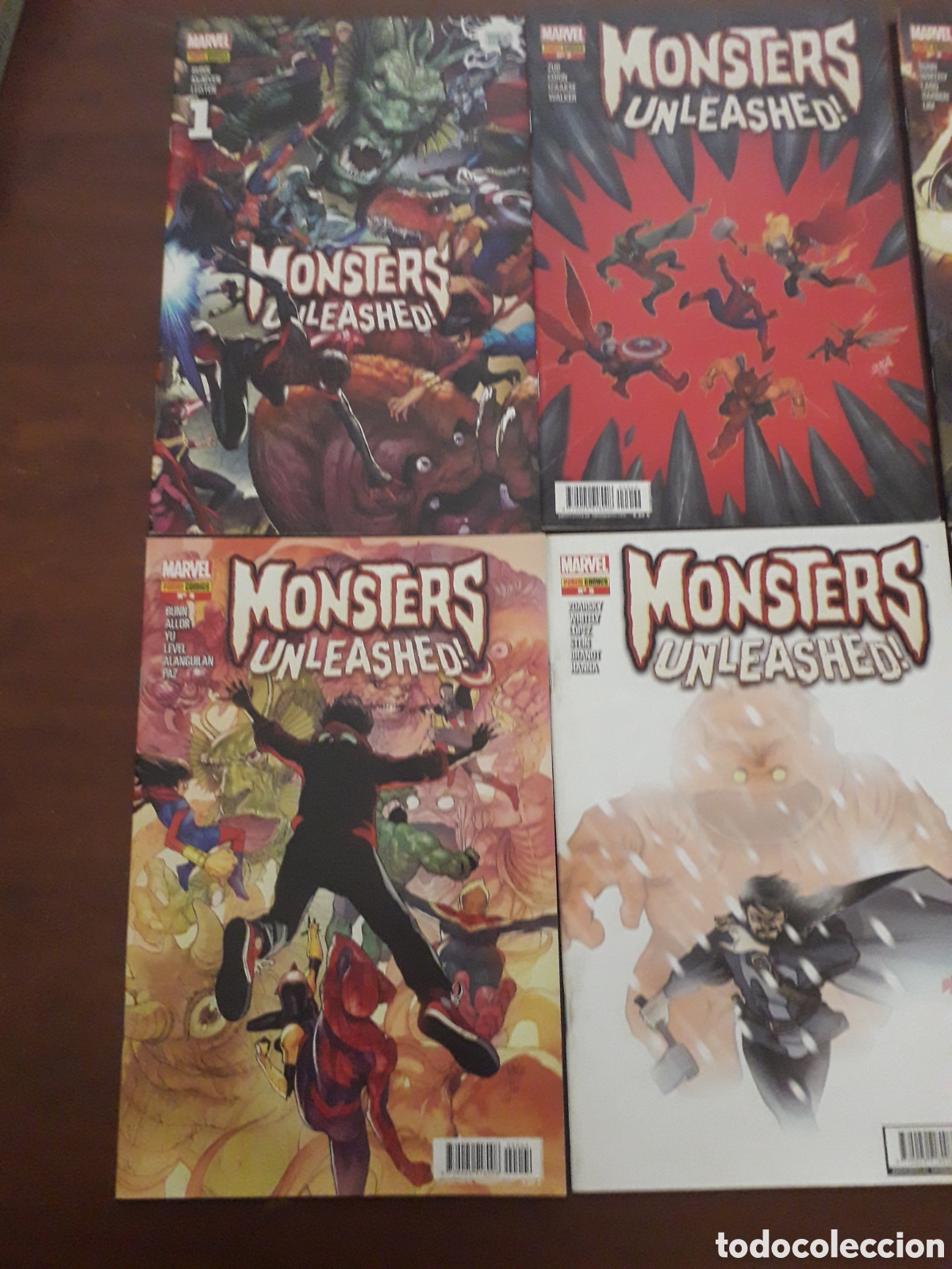 C&oacute;mics: MONSTERS UNLEASHED. 6 N&Uacute;MEROS. COMPLETA. EXCELENTE ESTADO - Foto 2
