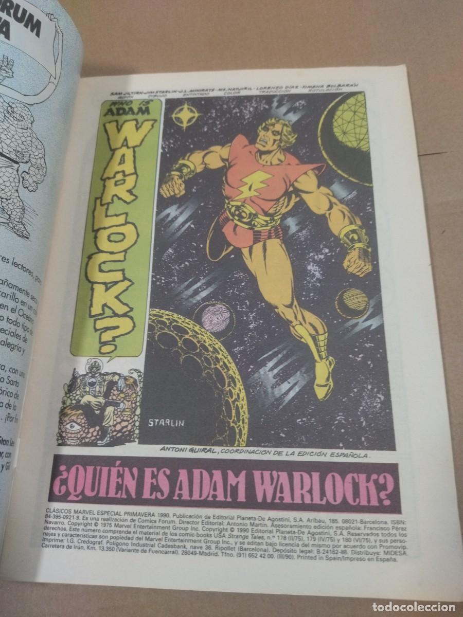 C&oacute;mics: Especial Primavera Cl&aacute;sicos Marvel warlock comics forum 1990 - Foto 3