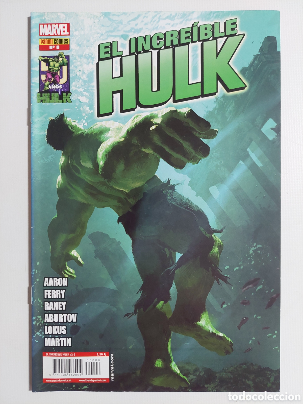 C&oacute;mics: EL INCRE&Iacute;BLE HULK N&ordm; 6 - GRAPA MARVEL PANINI 2012 - Foto 1