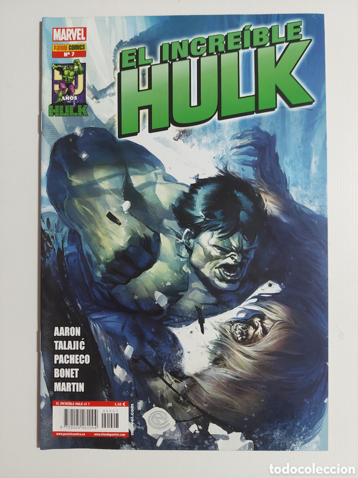 C&oacute;mics: EL INCRE&Iacute;BLE HULK N&ordm; 7 - GRAPA MARVEL PANINI 2012 - Foto 1