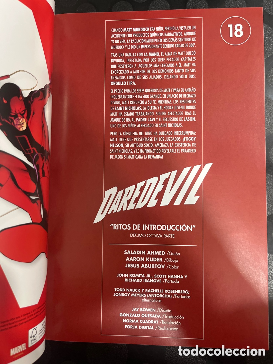 C&oacute;mics: DAREDEVIL N.65 / 18 RITOS DE INTRODUCCI&Oacute;N ( 2019/&hellip; ) - Foto 3