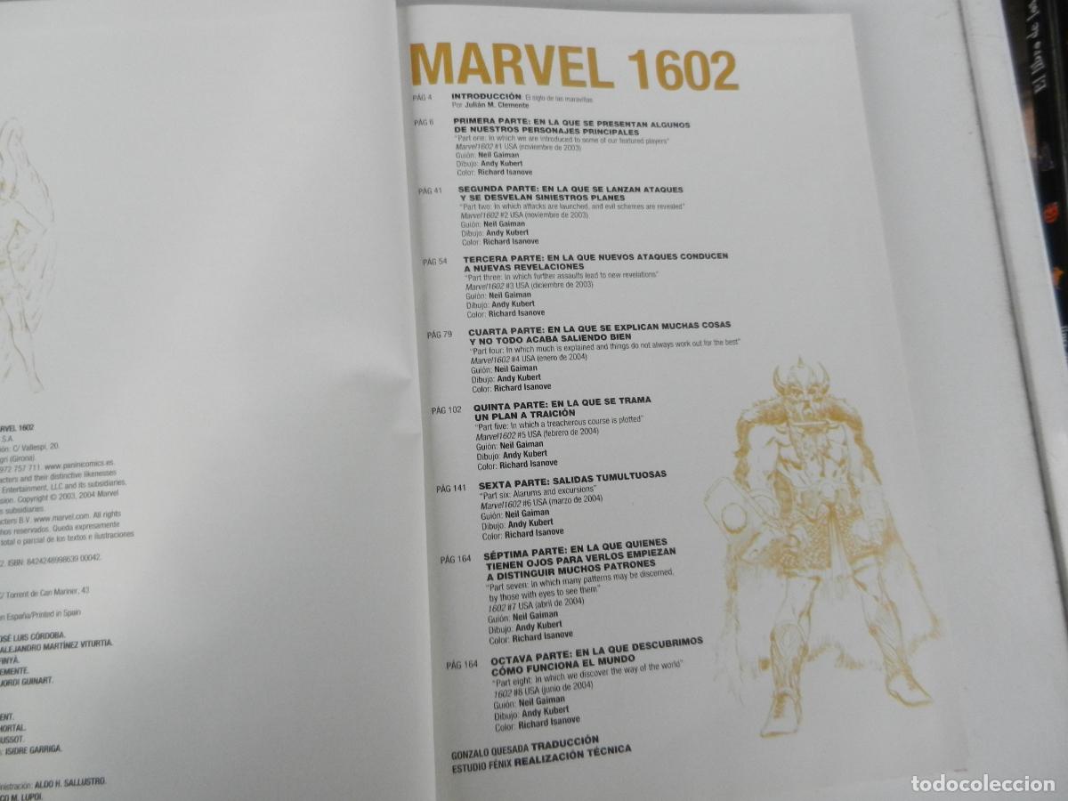C&oacute;mics: MARVEL 1602 - MARVEL HEROES - PANINI COMICS -2012 - Foto 3