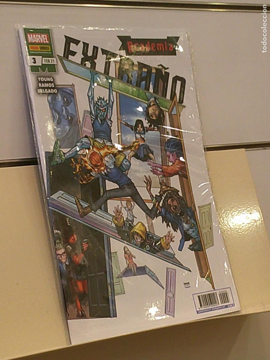 C&oacute;mics: ACADEMIA EXTRA&Ntilde;O N&ordm; 3 FEB 21 MARVEL - PANINI - Foto 1