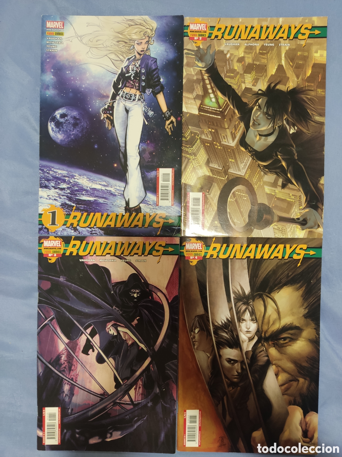 C&oacute;mics: 8 vol&uacute;menes Runaways Marvel Panini comics - Foto 1