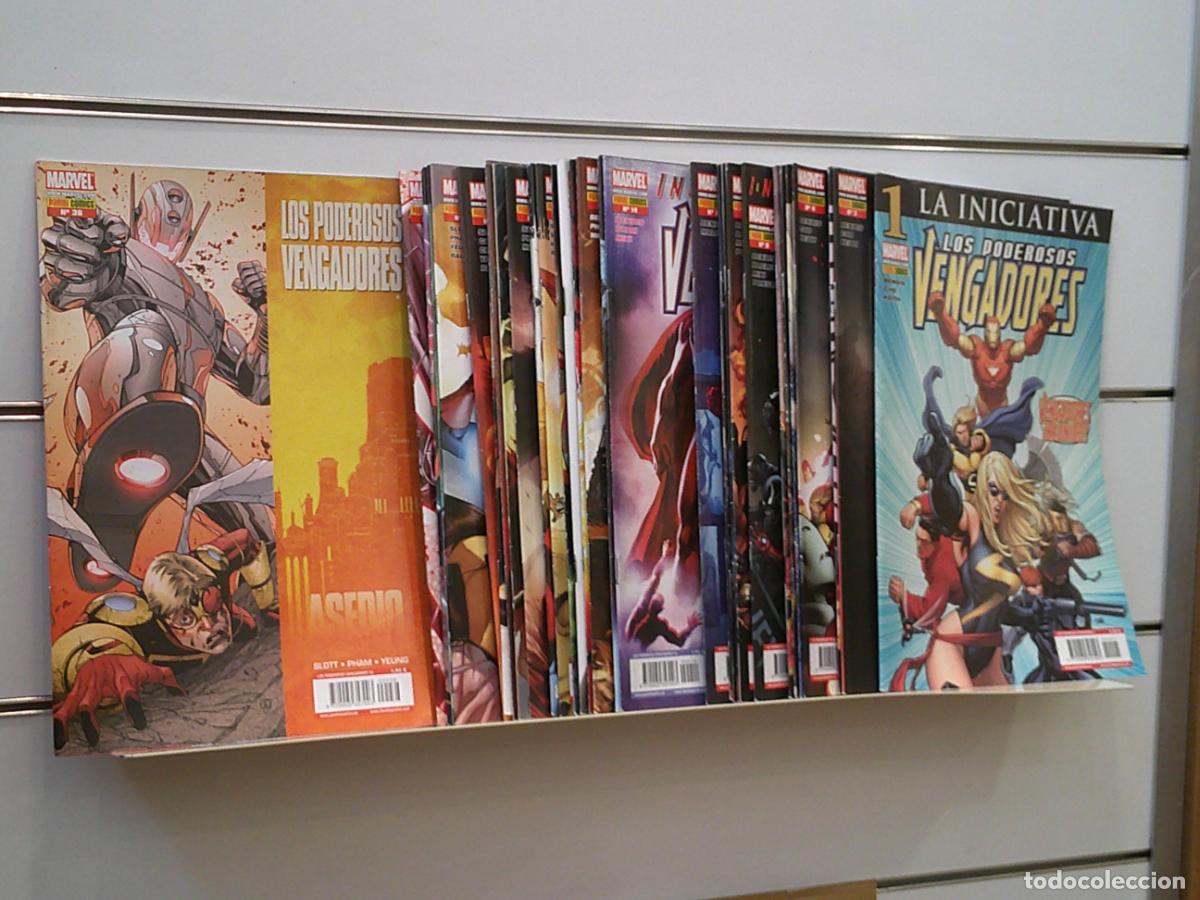 C&oacute;mics: LOS PODEROSOS VENGADORES LA INICIATIVA COMPLETA 36 NUMEROS MARVEL - PANINI - Foto 2
