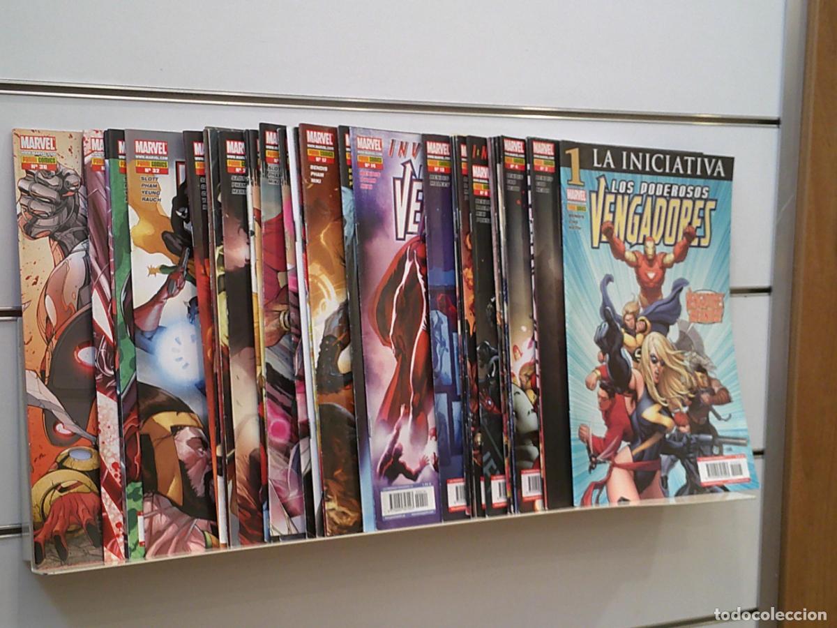 C&oacute;mics: LOS PODEROSOS VENGADORES LA INICIATIVA COMPLETA 36 NUMEROS MARVEL - PANINI - Foto 1