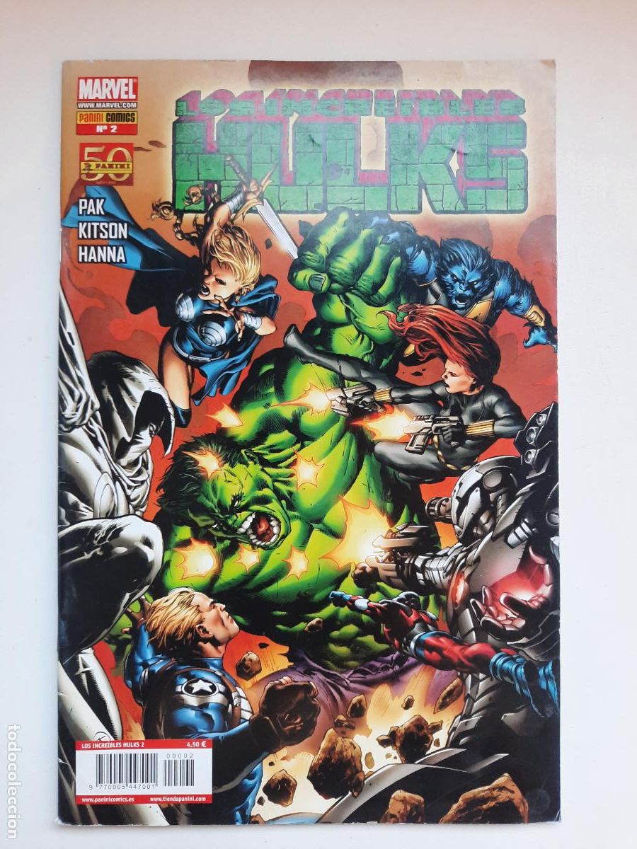 C&oacute;mics: LOS INCRE&Iacute;BLES HULKS N&ordm; 2 - ED. PANINI - Foto 1