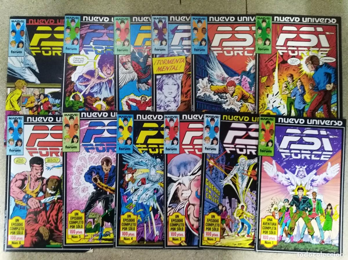 C&oacute;mics: Psi Force.Nuevo Universo.Completa. 12 Comics.Marvel.Forum - Foto 1