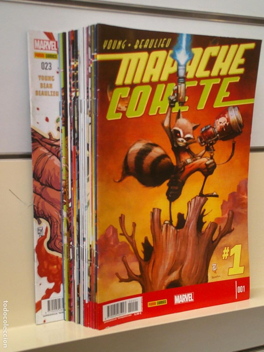 C&oacute;mics: MAPACHE COHETE Y GROOT LOTE N&ordm; 1 AL 23 - PANINI OFERTA - Foto 1