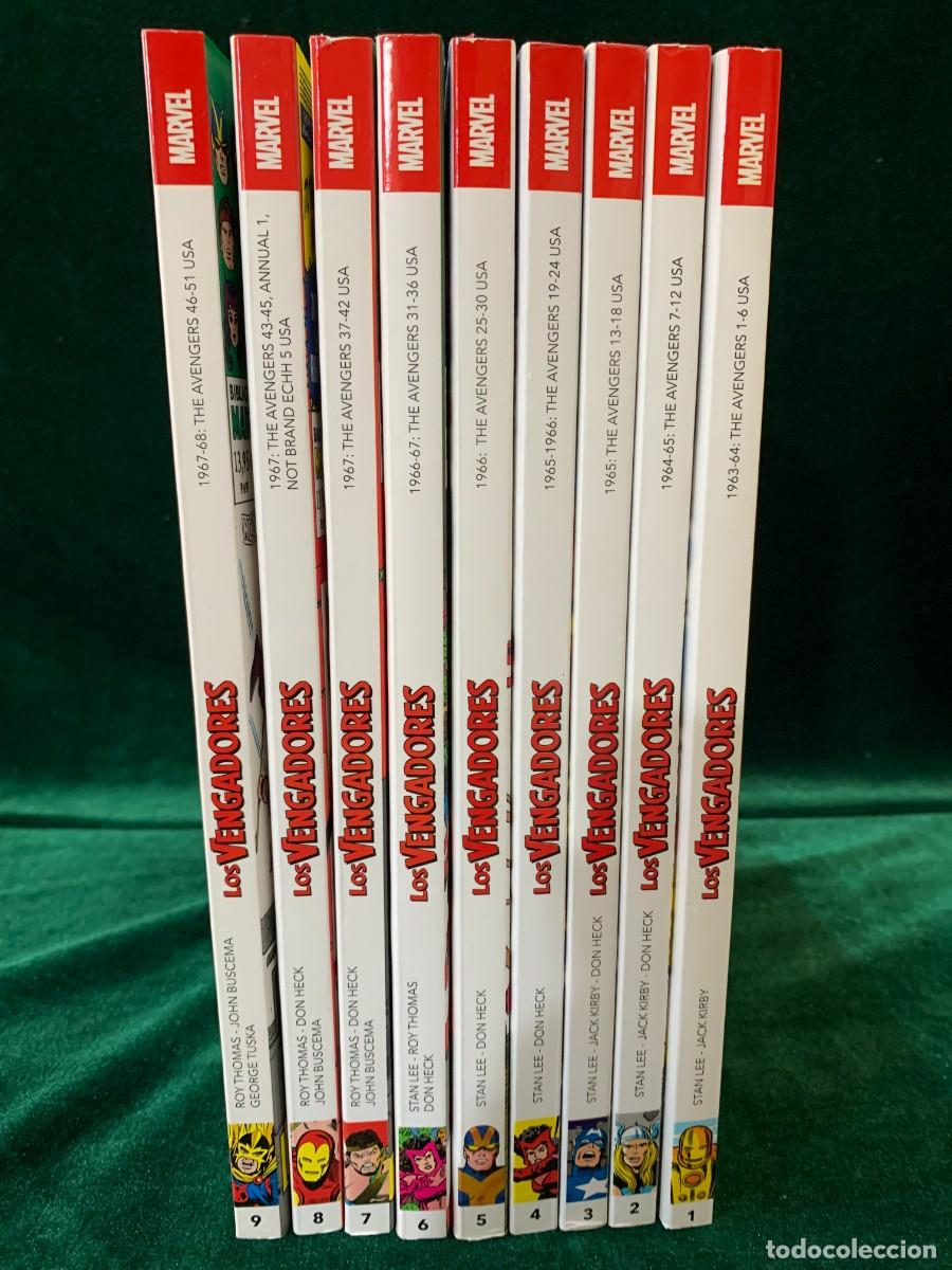 C&oacute;mics: COMICS; &laquo; LOS VENGADORES &raquo; LOTE BIBLIOTECA MARVEL N&Uacute;MEROS 1 AL 09 - Foto 1